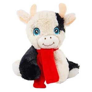 Fair Dinkum Daisy Cow Stuffed Plush Animal Toy Red Scarf‎ Cute Kids NWT
